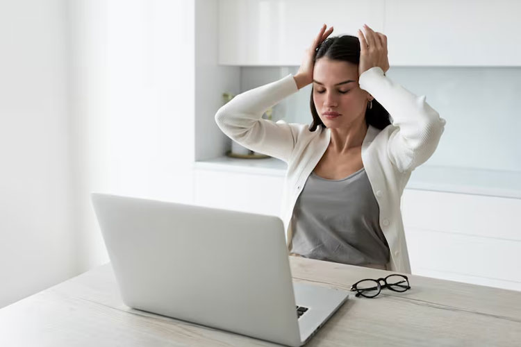 Ilustrasi burnout pada manusia. (Foto: Freepik)