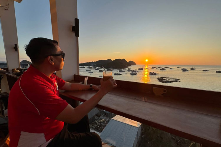 Pemandangan Sunset di Labuan Bajo, Flores, Manggarai Barat, Nusa Tenggara Timur. (Foto: Dokumentasi TIMES Indonesia)