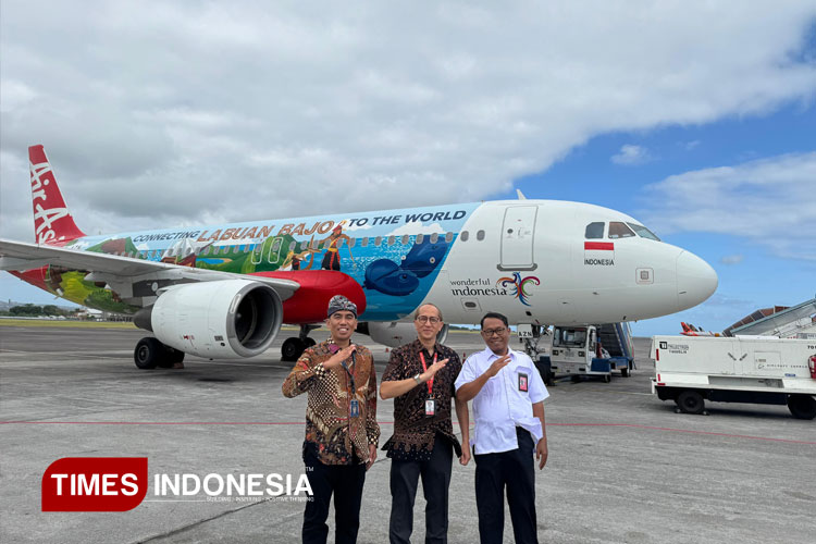 Ada Livery Ikonik Labuan Bajo di Tubuh Pesawat AirAsia, BPOLBF : Ini Bentuk Kolaborasi Strategis Promosi Pariwisata Labuan Bajo