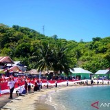 Pemkab Bone Bolango Kibarkan Bendera Merah Putih 1.000 Meter Sambut HUT RI ke-80