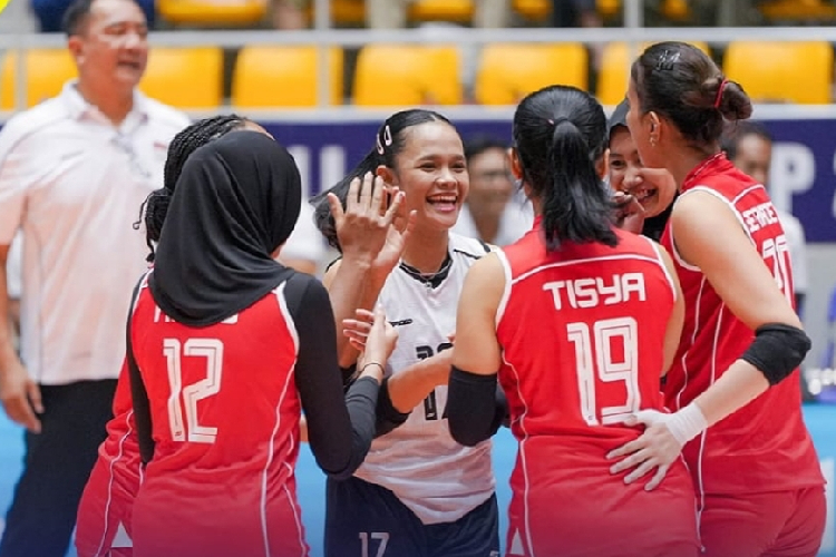 SEA V League 2025, Timnas Voli Putri Ditekuk Thailand 1-3