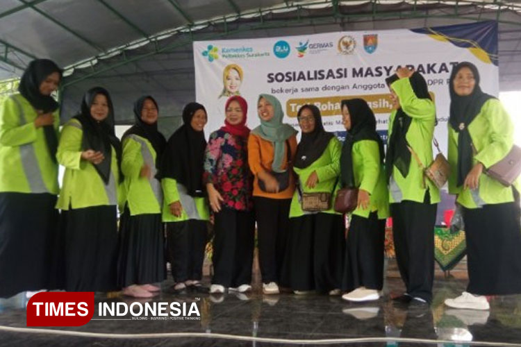 Teti Rohatiningsih Ajak Masyarakat Cilacap Berperilaku Hidup Bersih dan Sehat