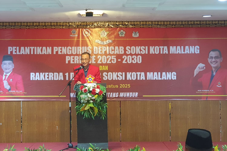 Rudy Nugroho Resmi Dilantik sebagai Ketua DEPICAB SOKSI Kota Malang
