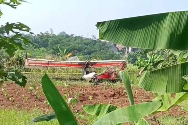Detik-detik Tragis Kecelakaan Pesawat Latih di Bogor, Pilot TNI AU Meninggal dan Satu Kritis