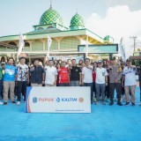 Sambut HUT RI, Pupuk Kaltim dan Karang Taruna Loktuan Gelar Turnamen Voli Putri Antar Kelurahan