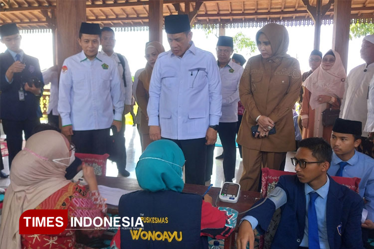 Santri Sidoarjo Mulai Jalani Cek Kesehatan Gratis