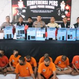 Polres Mojokerto Kota Ringkus 25 Pengedar Narkoba