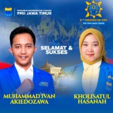Edo-Lisa Terpilih Sebagai Ketua PKC dan Kopri PMII Jawa Timur