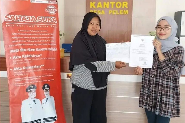 Bupati Kediri Hadirkan Gercep Sahaja Layanan Kepengurusan Adminduk Cukup di Tingkat Desa