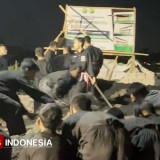 PSHT Cabang Blitar Gelar Bakti Sosial Pengecoran Gedung Ponpes Mambaul Hisan