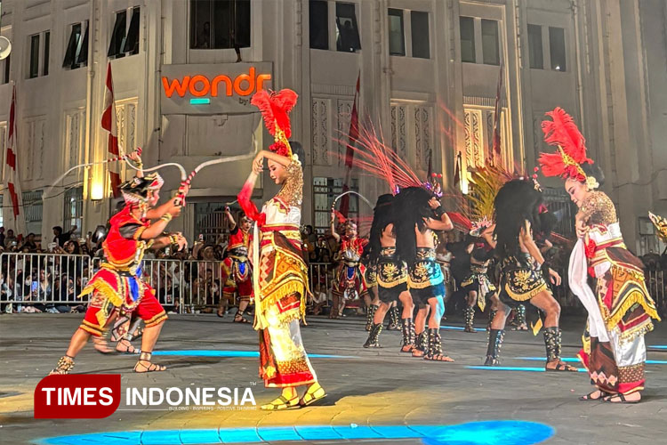 Simbol Persatuan Budaya, Ribuan Penari Guncang Malioboro Kota Yogyakarta