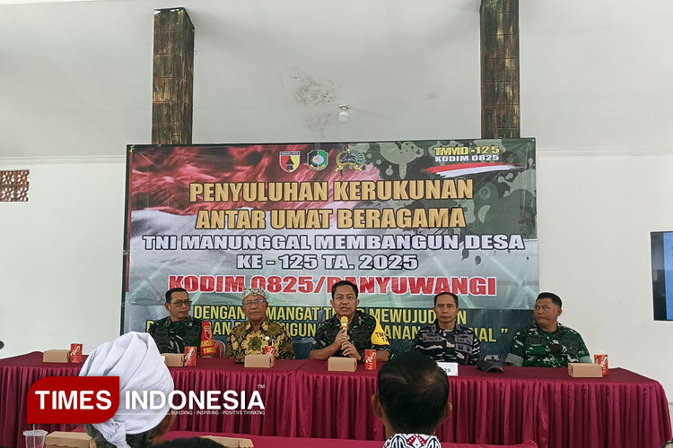 Harmonikan Keragaman, Warga Banyuwangi Dapat Edukasi Soal Toleransi Lewat TMMD