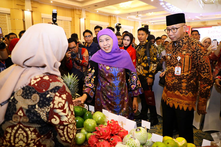 Gubernur Khofifah Pimpin Misi Dagang Jatim-Lampung, Transaksi Tembus Rp1,055 Triliun Lebih