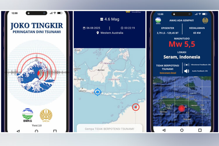 Aplikasi Joko Tingkir, Terobosan Unesa untuk Peringatan Tsunami yang Ramah Disabilitas