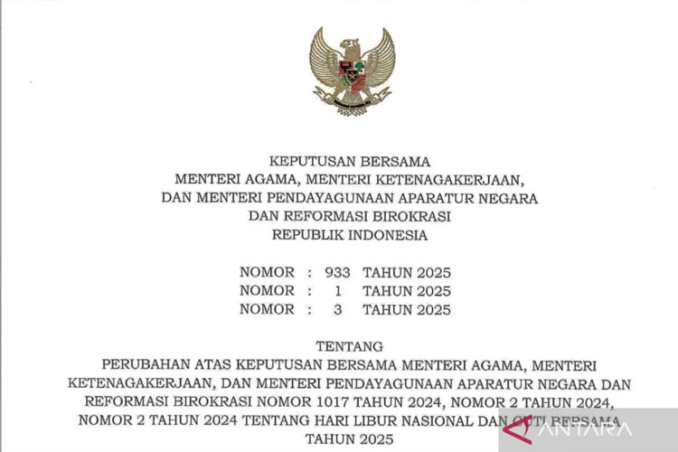 Pemerintah Resmi Tetapkan 18 Agustus 2025 Sebagai Cuti Bersama Peringatan HUT ke-80 RI
