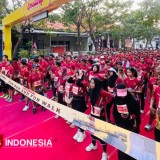 Peringati HUT ke-80 RI, Ratusan Peserta Ramaikan Fun Run di Bandar Grisse Gresik