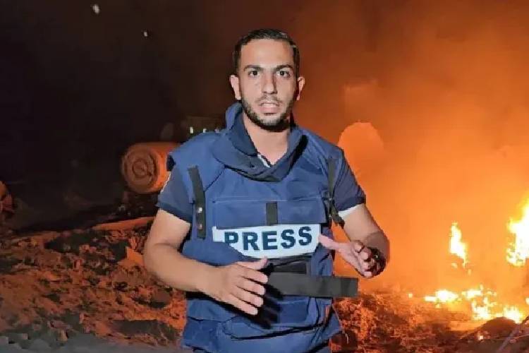 Jurnalis Al Jazeera Anas al-Sharif meninggal bersama empat rekannya akibat serangan Israel di dekat Rumah Sakit Al-Shifa, Kota Gaza, pada Minggu (10/8/2025). (Foto: Al Jazeera)