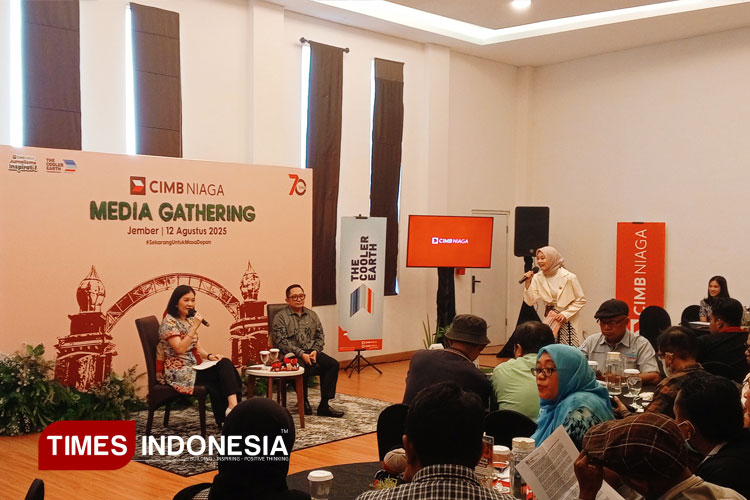 Media Gathering bersama media di salah satu hotel di Jember (FOTO: M. Abdul Basid / TIMES Indonesia)
