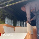 Polresta Banyuwangi Gagalkan Pengiriman Ribuan Botol Arak Ilegal dari Bali menuju Malang