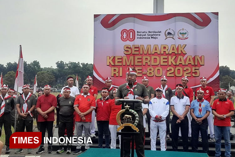 Semarak HUT ke 80 RI, Korem 083/Baladhika Jaya Usung Semangat Gotong Royong