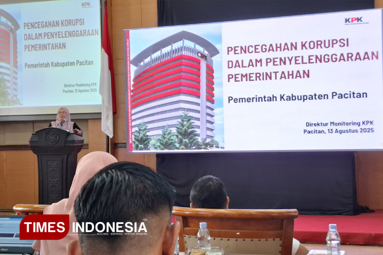 Direktur Monitoring Komisi Pemberantasan Korupsi (KPK) RI, Aida Ratna Zulaiha (Foto: Rojihan/TIMES Indonesia)