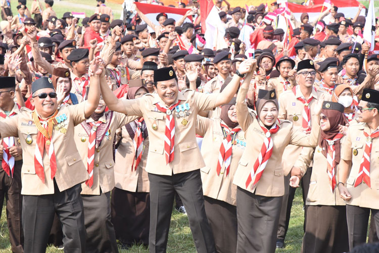 Bupati Subandi Ajak Pramuka Kuasai Teknologi dan Tetap Junjung Nilai Luhur Bangsa