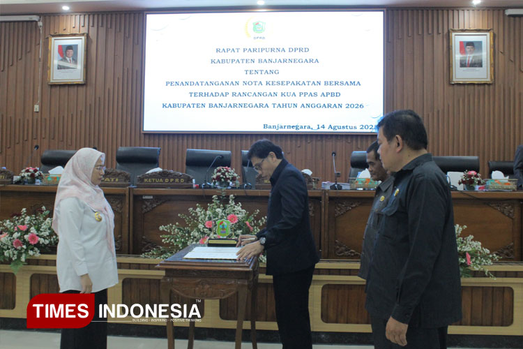 Rapat Paripurna DPRD Banjarnegara, Tetapkan Kesepakatan KUA - PPAS APBD 2026