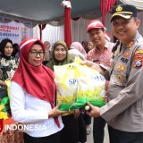 Gerakan Pangan Murah Polres Mojokerto Kota,  3 Ton Ludes Sekejap