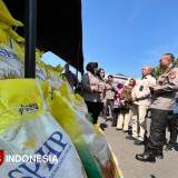 Polresta Malang Kota Salurkan 84,5 Ton Beras Demi Perkuat Ketahanan Pangan