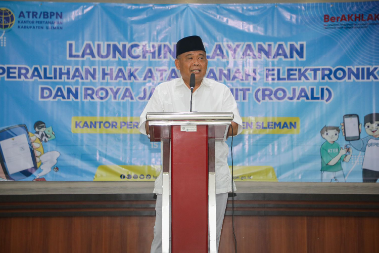 Bupati Sleman Apresiasi Layanan Peralihan Hak Tanah Elektronik, Dorong Digitalisasi Pelayanan