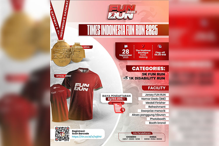 TIMES Indonesia Fun Run 2025, Merayakan Kebersamaan Lewat Lari Sehat dan Inklusif di Malang