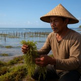 Limbah Tambak Diduga Jadi Biang Kerok Turunnya Produksi Rumput Laut di Banyuwangi