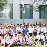 Rayakan Kemerdekaan, Kokoon Hotel Banyuwangi Gelar Upacara Bendera dengan Nuansa Seragam Sekolah