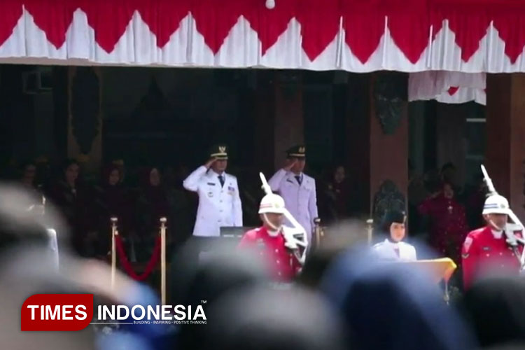 Upacara HUT ke-80 RI, Bupati Pacitan Ajak Warga Jaga Solidaritas dan Kerukunan