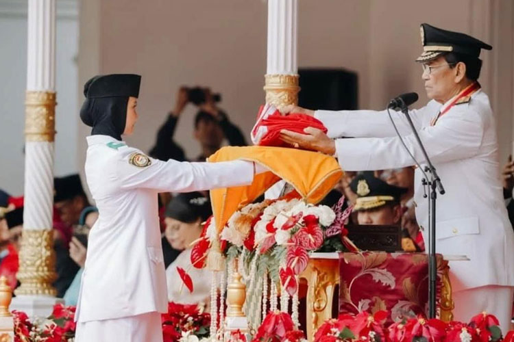 HUT ke-80 RI, Renungan Suci di TMP Kusumanegara dan Upacara Kenegaraan di Istana Yogyakarta