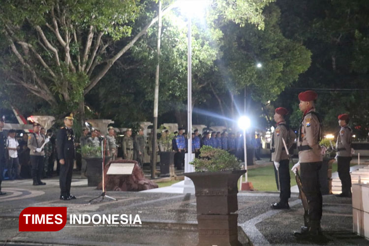 Malam HUT ke-80 RI, TMP Pacitan Diterangi Renungan Suci