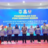 Resepsi Kenegaraan, Atlet Pacitan Berprestasi di Porprov IX Jatim Diganjar Bonus Besar