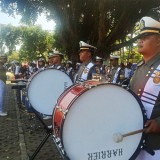 Korps Musik Gita Praja Wibawa Iringi Khidmatnya Upacara HUT ke-80 RI di Pemalang