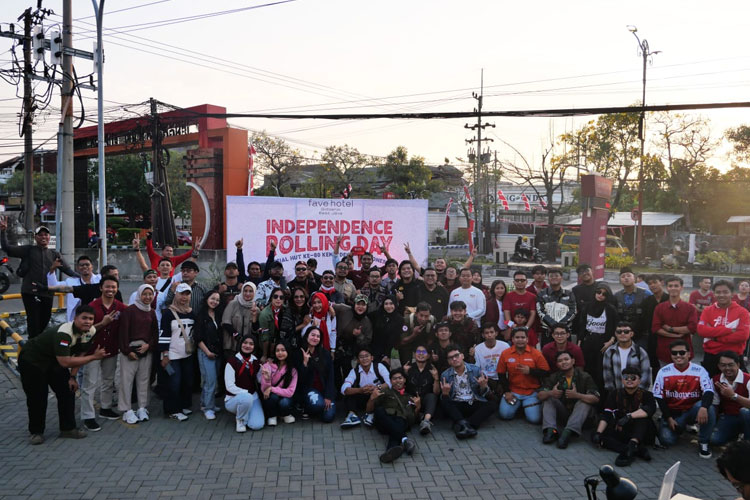 Unik! Favehotel Sidoarjo Rayakan HUT ke-80 RI dengan Independence Rolling Day