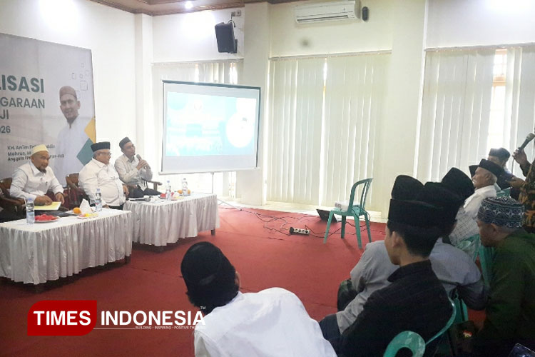 Sosialisasi penyelenggaraan ibadah haji tahun 2026 bersama anggota DPR RI dan BP Haji. (foto: Yobby/TIMES Indonesia)