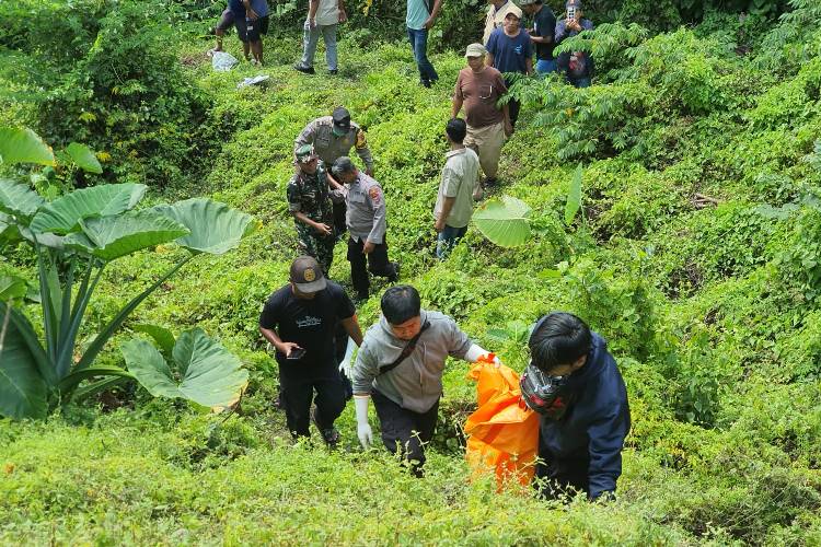 Temuan kerangka manusia yang menghebohkan warga Kota Malang. (Foto: Istimewa)