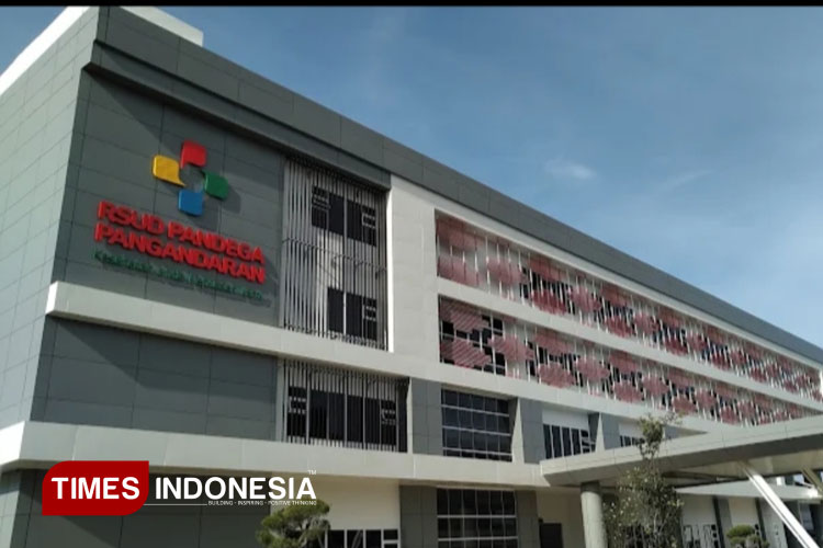 Gedung RSUD Pandega Pangandaran. (Foto: Acep Rifki Padilah/TIMES Indonesia)