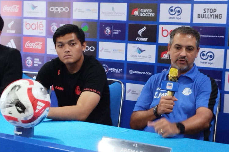 Arema FC Optimistis Raih Tiga Poin Saat Jamu Bhayangkara Presisi