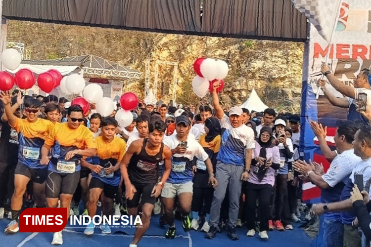 Merdeka Run 2025 Ponorogo, AHY dan EBY Turut Berlari Bersama Warga