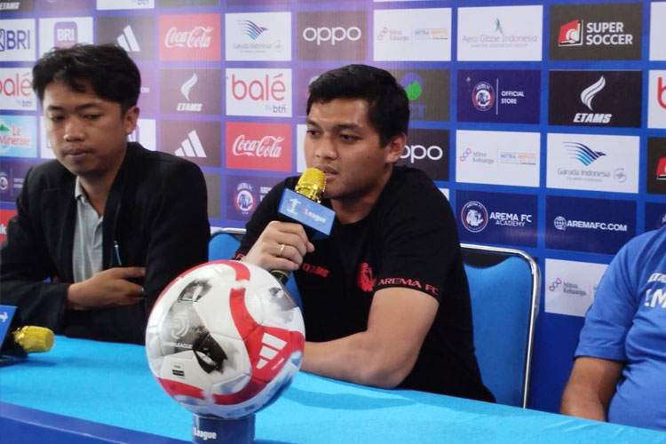 Kiper Arema FC, Adi Satrio. (Foto: Istimewa)