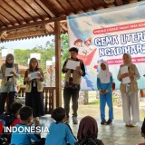 Mahasiswa KKN UNS 190 Gelar, Gema Literasi  di Balkondes Ngadiharjo
