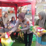 Gerakan Pangan Murah Polresta Banyuwangi Bersama Bulog Telah Salurkan 202 Ton Beras