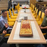 Pizza Satu Meter Hadir di The Grand Palace Hotel Malang