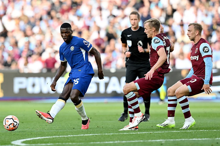 Pertandingan West Ham United vs Chelsea di Liga Inggris 2025/2026 di Stadion Olimpiade London, Sabtu (23/8/2025) dini hari WIB. (Foto: chelseafc)