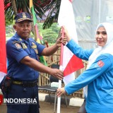 Semarak Kemerdekaan di Bantaran Ciliwung, DWP Ditjen Polpum Tebarkan Semangat Jaga Lingkungan dan NKRI